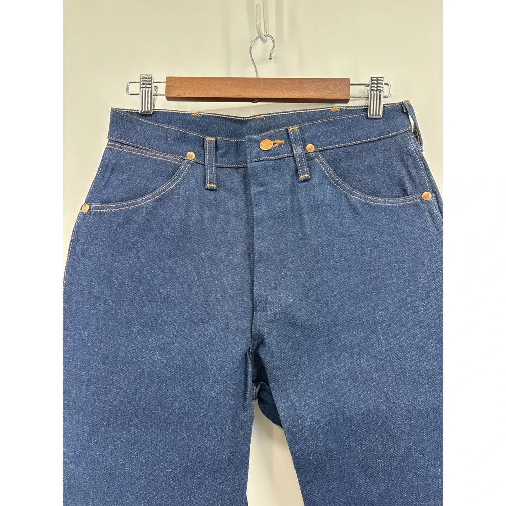 Wrangler ProRodeo Straight Jeans Mens Indigo Blue Cowboy Cut 30x38 Vintage 13MWZ